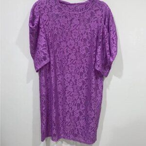 Women’s purple lace dress 1